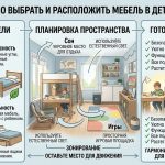 Как правильно выбрать и расположить мебель в детской комнате