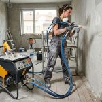 Выбор строительных растворонасосов для быстрого нанесения штукатурки